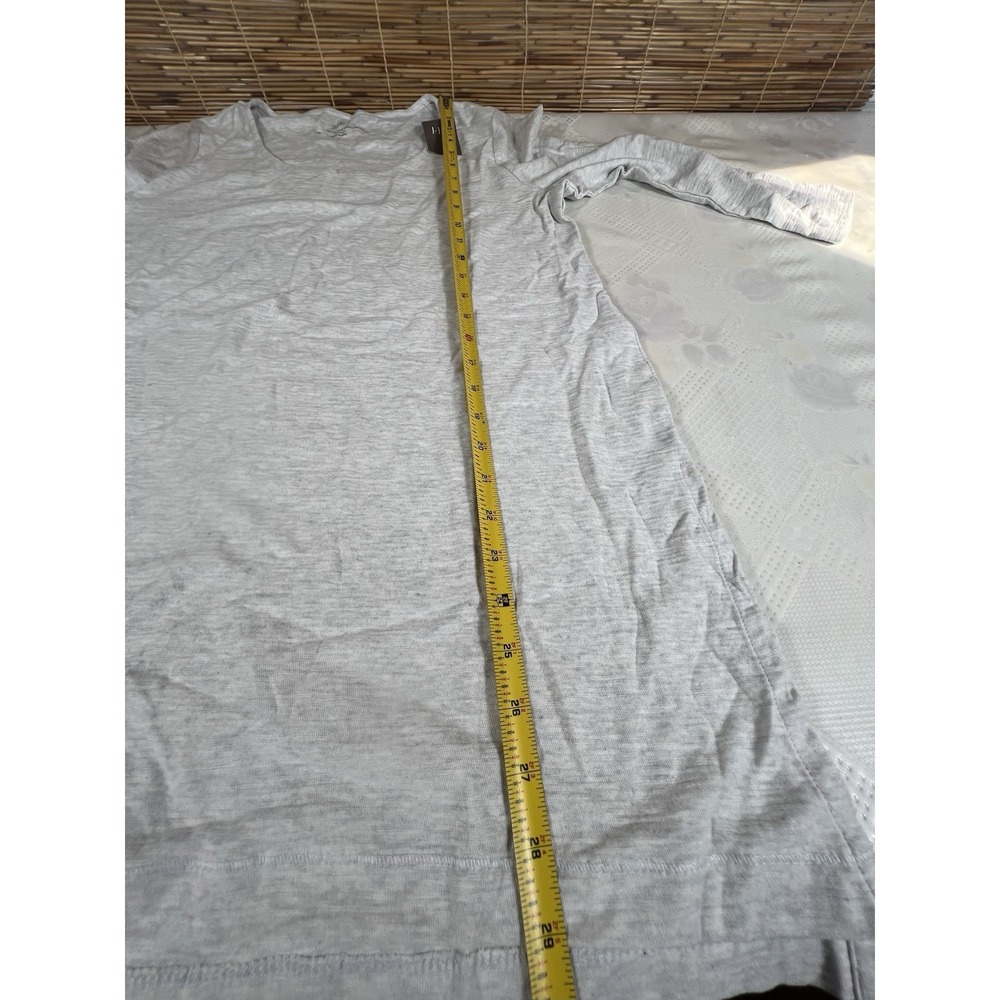 J. Jill Pure Jill 3/4-sleeve High-low Tunic Casual Comfy Gray Size Small - Picture 4 of 9